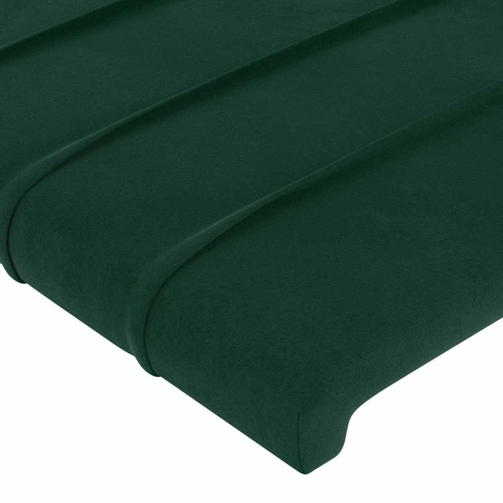 vidaXL Kopfteil Dunkelgrün 80x5x78/88 cm Samt