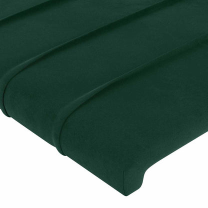 vidaXL Kopfteil Dunkelgrün 80x5x78/88 cm Samt