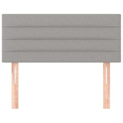 vidaXL Tête de lit Gris clair 90x5x78/88 cm Tissu