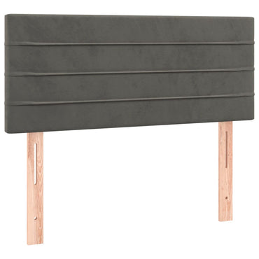 vidaXL Kopfteil Dunkelgrau 90x5x78/88 cm Samt