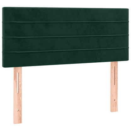 vidaXL Kopfteil Dunkelgrün 100x5x78/88 cm Samt