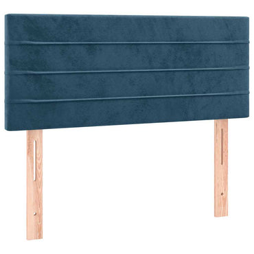 vidaXL Kopfteil Dunkelblau 100x5x78/88 cm Samt