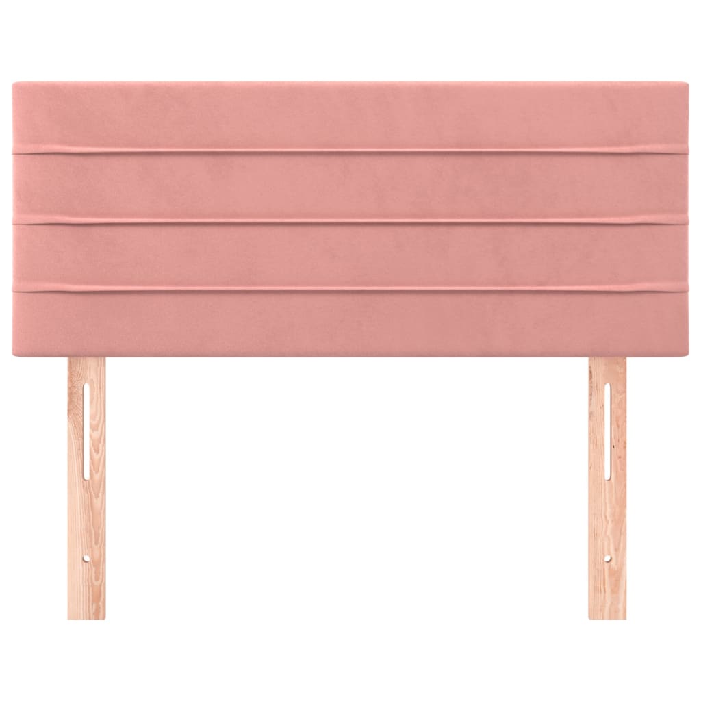 vidaXL Kopfteil Rosa 100x5x78/88 cm Samt