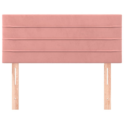 vidaXL Kopfteil Rosa 100x5x78/88 cm Samt