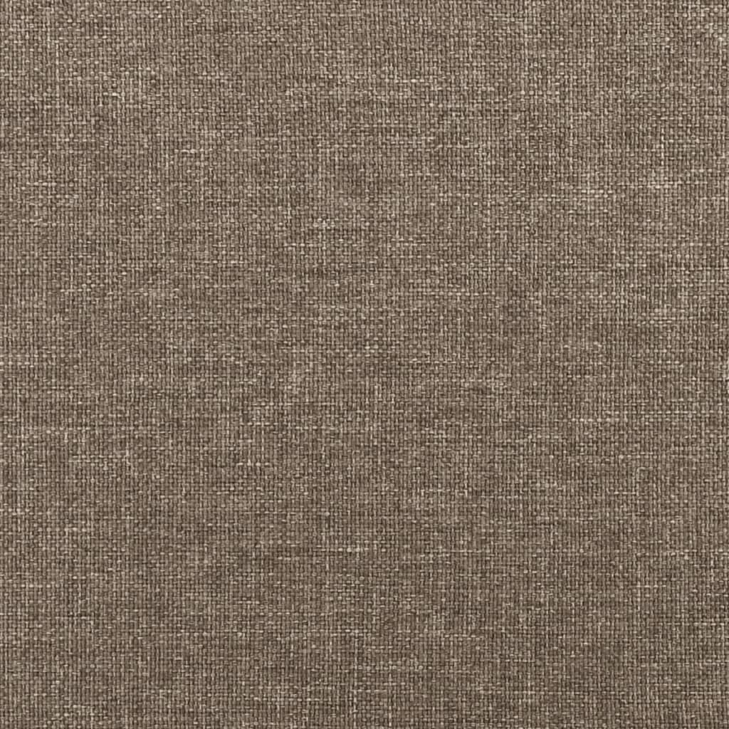 vidaXL Kopfteile 2 Stk. Taupe 80x5x78/88 cm Stoff
