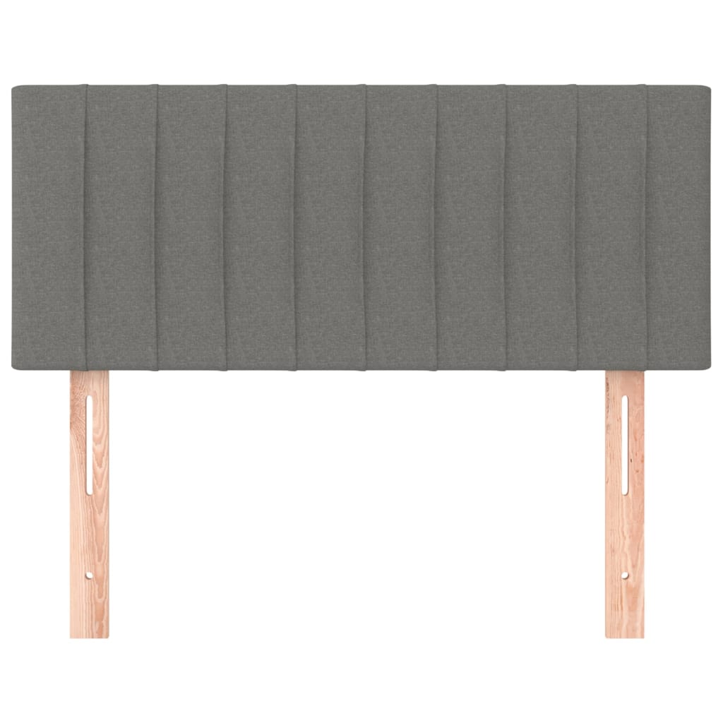 vidaXL Kopfteil Dunkelgrau 80x5x78/88 cm Stoff