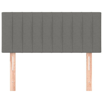 vidaXL Kopfteil Dunkelgrau 80x5x78/88 cm Stoff