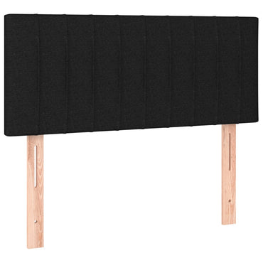 vidaXL Kopfteil Schwarz 80x5x78/88 cm Stoff