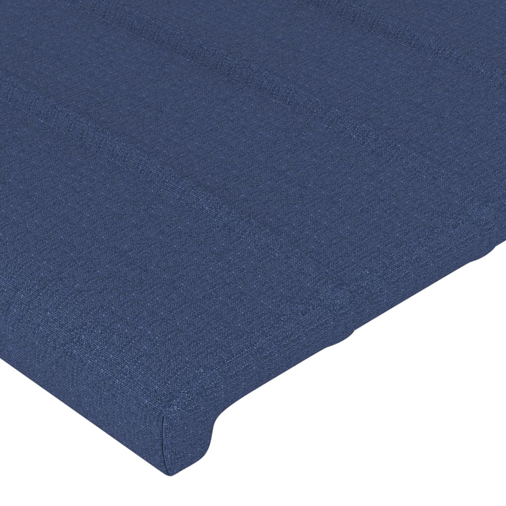 vidaXL Kopfteil Blau 80x5x78/88 cm Stoff