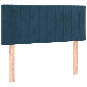 vidaXL Kopfteil Dunkelblau 80x5x78/88 cm Samt