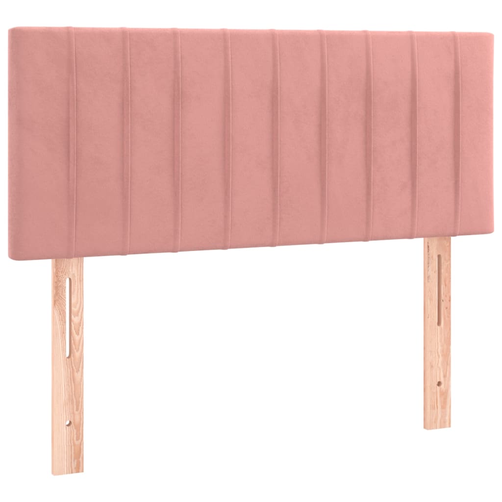 vidaXL Kopfteil Rosa 80x5x78/88 cm Samt