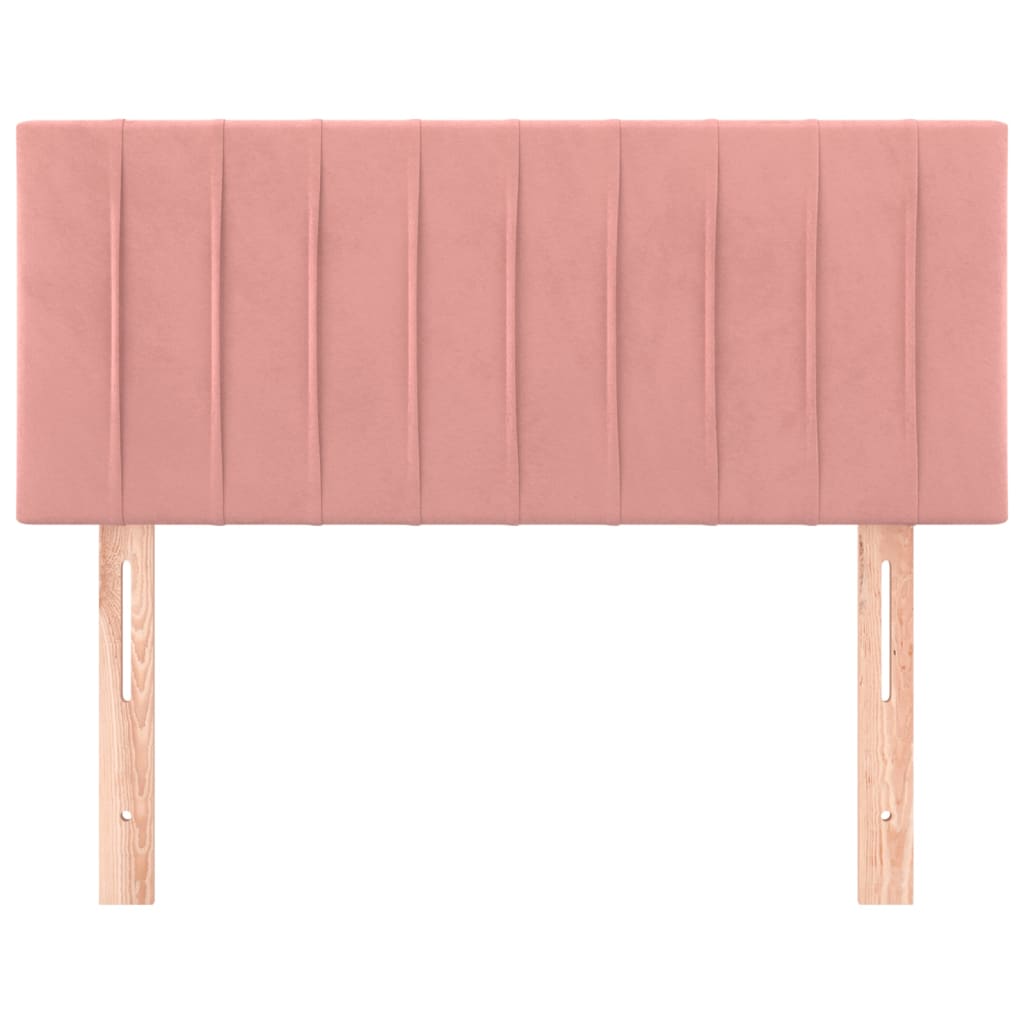 vidaXL Kopfteil Rosa 80x5x78/88 cm Samt