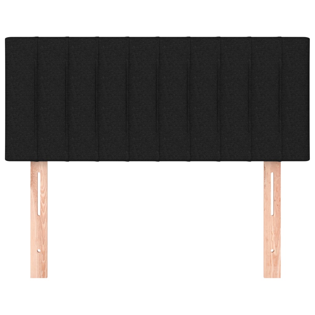 vidaXL Kopfteil Schwarz 90x5x78/88 cm Stoff
