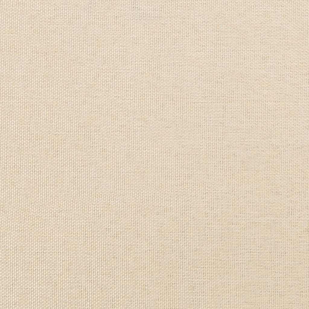 vidaXL Kopfteil Creme 90x5x78/88 cm Stoff