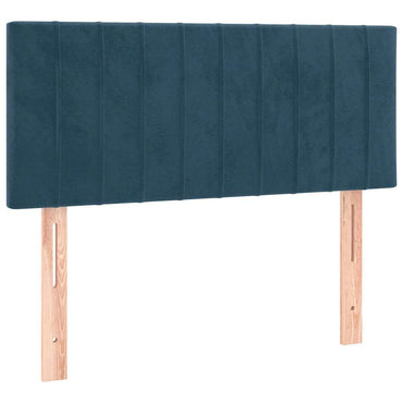 vidaXL Kopfteil Dunkelblau 90x5x78/88 cm Samt