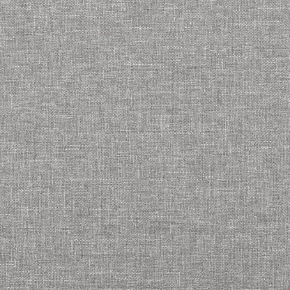 vidaXL Kopfteil Hellgrau 100x5x78/88 cm Stoff