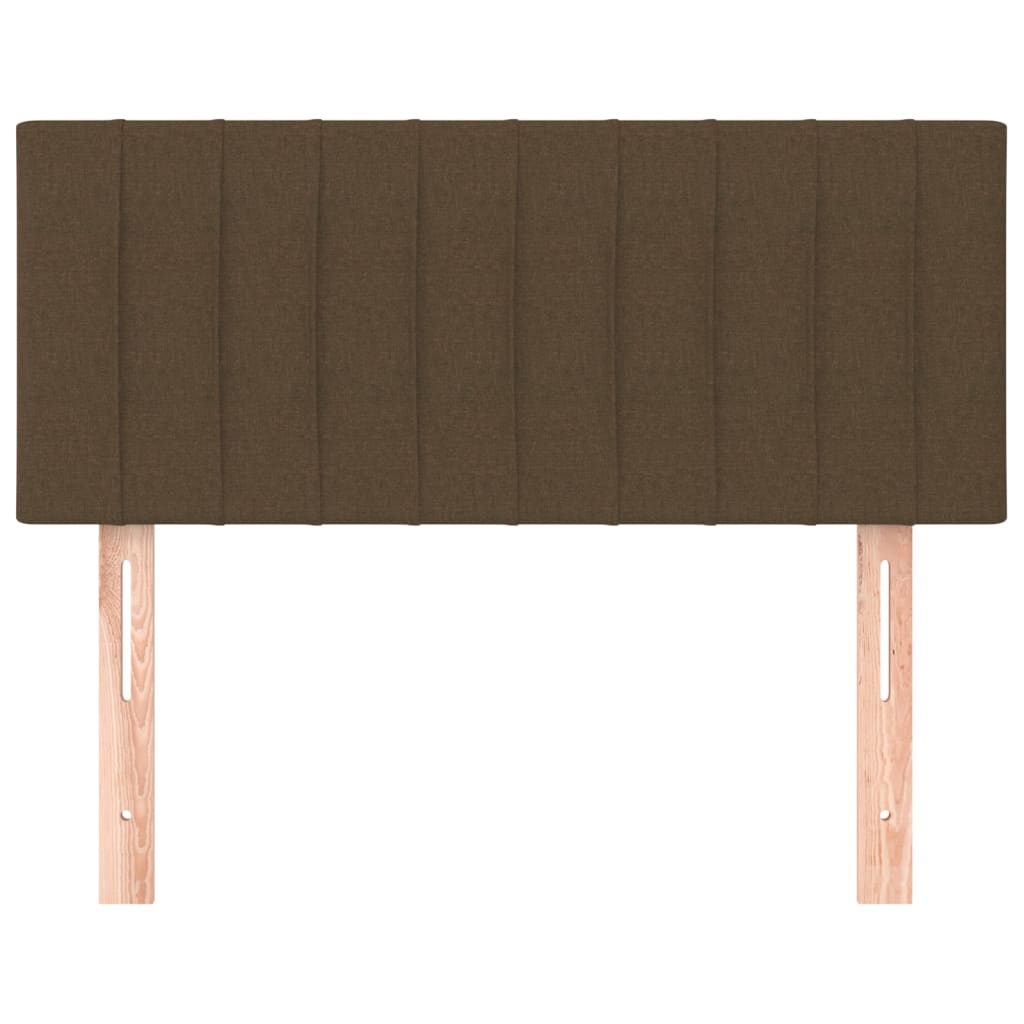 vidaXL Kopfteil Dunkelbraun 100x5x78/88 cm Stoff