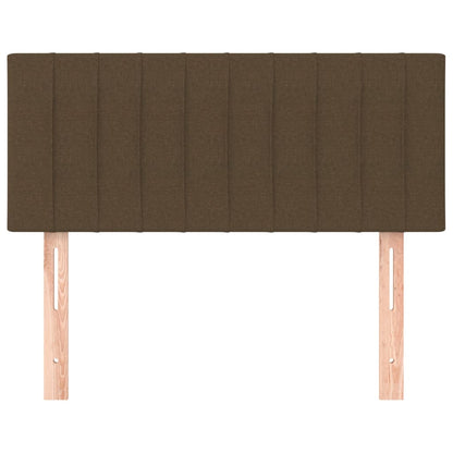 vidaXL Kopfteil Dunkelbraun 100x5x78/88 cm Stoff
