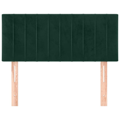 vidaXL Kopfteil Dunkelgrün 100x5x78/88 cm Samt