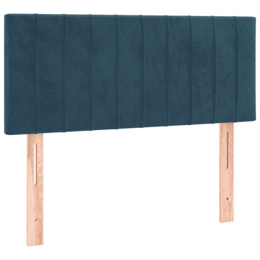 vidaXL Kopfteil Dunkelblau 100x5x78/88 cm Samt