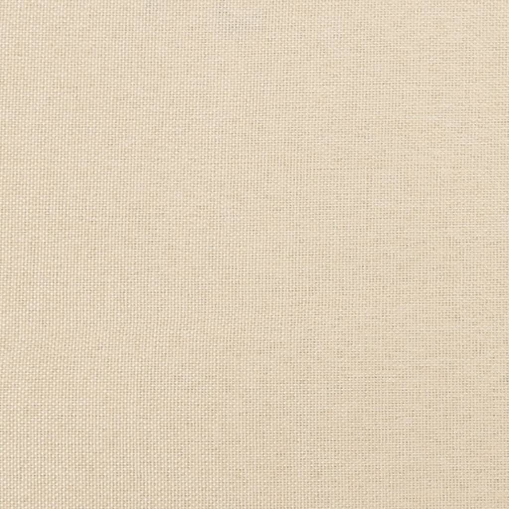 vidaXL Kopfteile 2 Stk. Creme 72x5x78/88 cm Stoff