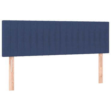 vidaXL Kopfteile 2 Stk. Blau 72x5x78/88 cm Stoff