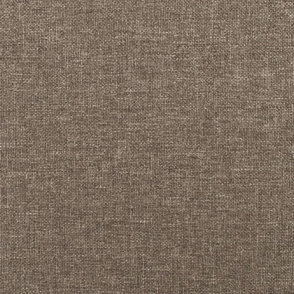 vidaXL Kopfteile 2 Stk. Taupe 100x5x78/88 cm Stoff