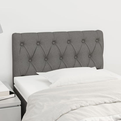 vidaXL Kopfteil Dunkelgrau 80x7x78/88 cm Stoff