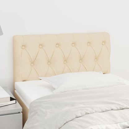 vidaXL Kopfteil Creme 80x7x78/88 cm Stoff