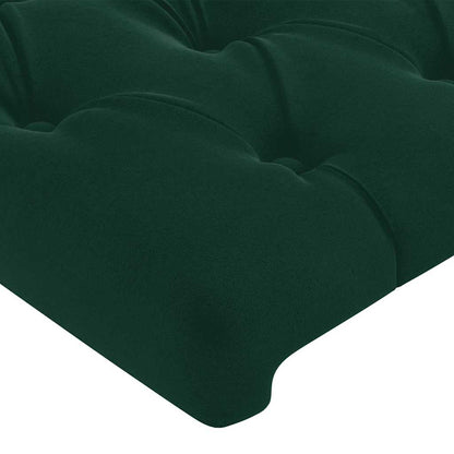 vidaXL Kopfteil Dunkelgrün 80x7x78/88 cm Samt
