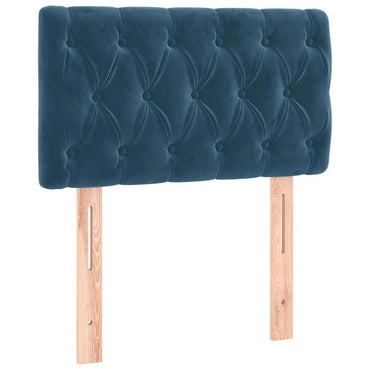 vidaXL Kopfteil Dunkelblau 80x7x78/88 cm Samt