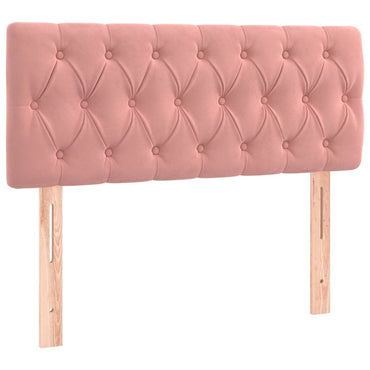vidaXL Kopfteil Rosa 90x7x78/88 cm Samt