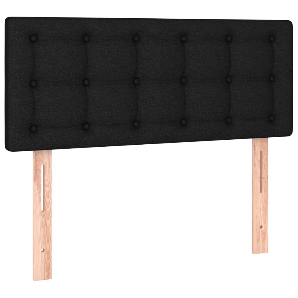 vidaXL Kopfteil Schwarz 80x5x78/88 cm Stoff