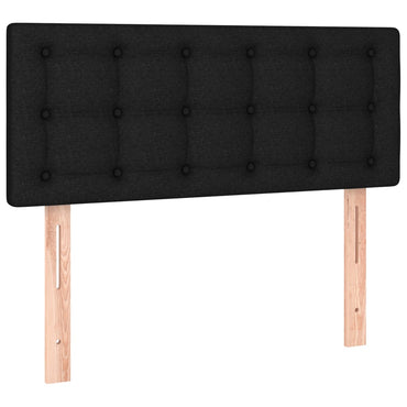 vidaXL Kopfteil Schwarz 80x5x78/88 cm Stoff