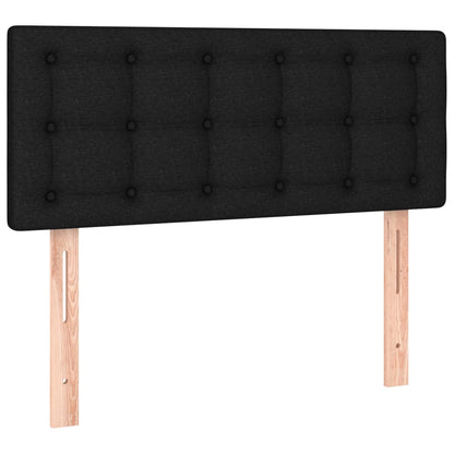 vidaXL Kopfteil Schwarz 80x5x78/88 cm Stoff