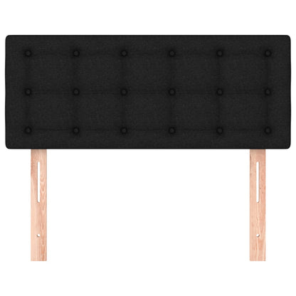 vidaXL Kopfteil Schwarz 80x5x78/88 cm Stoff