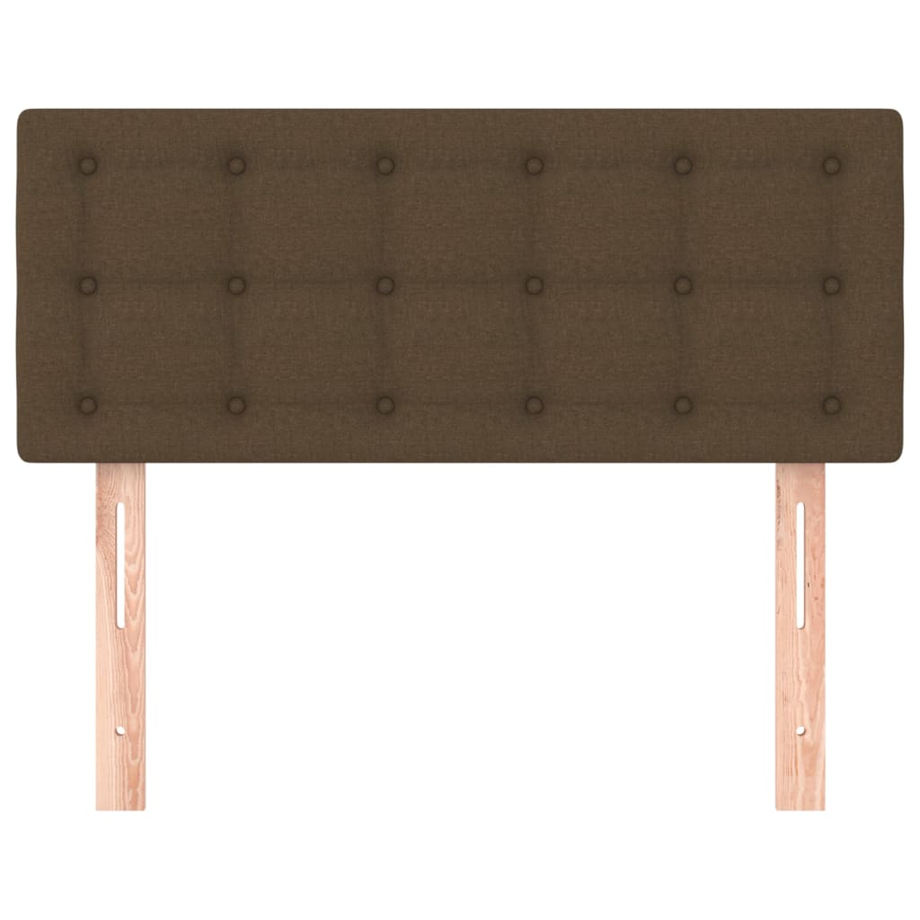vidaXL Kopfteil Dunkelbraun 80x5x78/88 cm Stoff