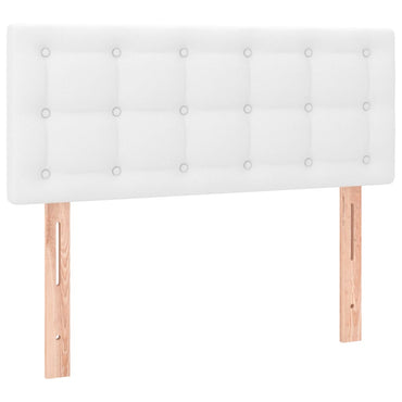 vidaXL Kopfteil Weiß 80x5x78/88 cm Kunstleder