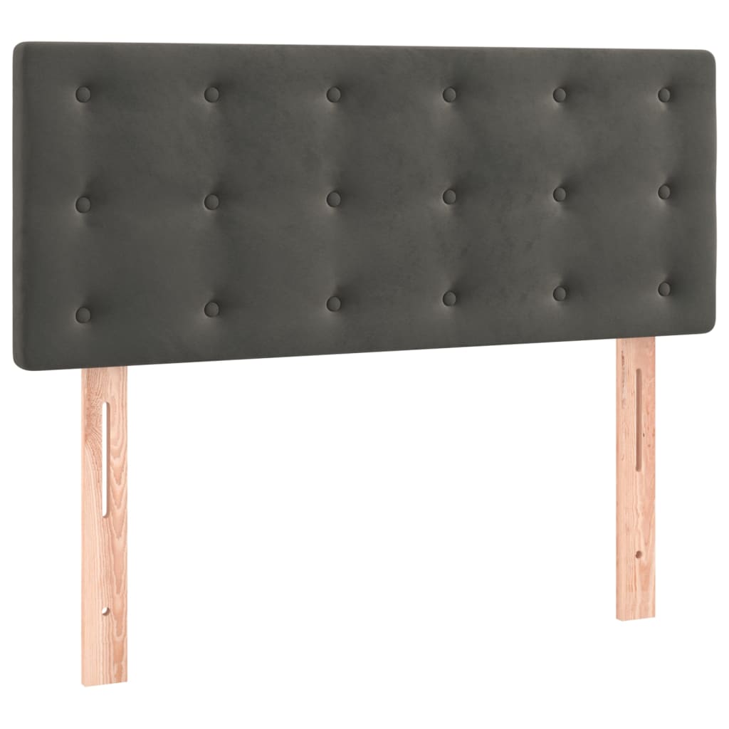 vidaXL Kopfteil Dunkelgrau 80x5x78/88 cm Samt