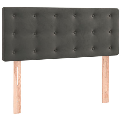 vidaXL Kopfteil Dunkelgrau 80x5x78/88 cm Samt