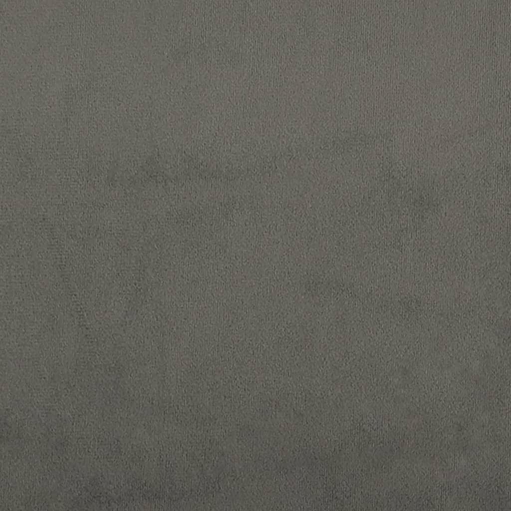 vidaXL Kopfteil Dunkelgrau 80x5x78/88 cm Samt