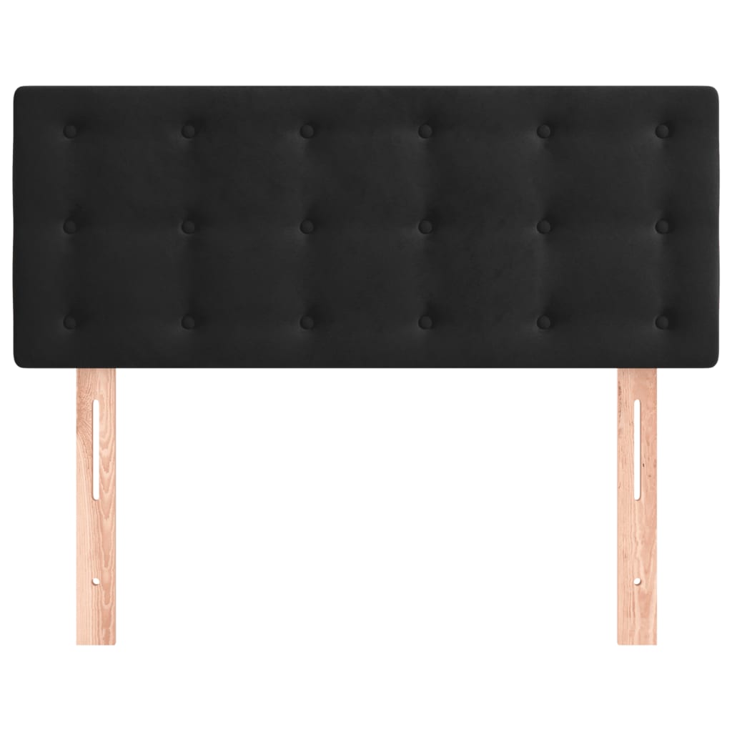 vidaXL Kopfteil Schwarz 80x5x78/88 cm Samt
