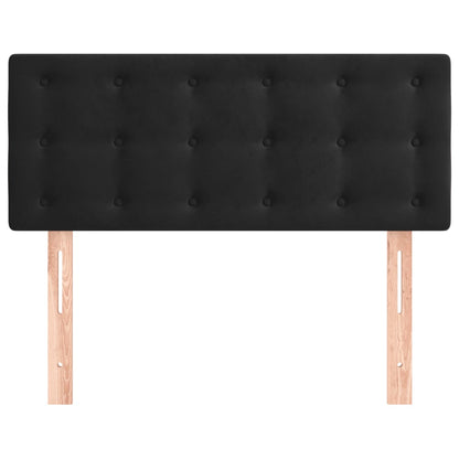vidaXL Kopfteil Schwarz 80x5x78/88 cm Samt