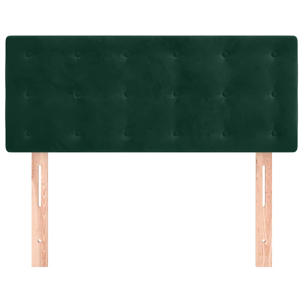 vidaXL Kopfteil Dunkelgrün 80x5x78/88 cm Samt