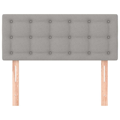 vidaXL Kopfteil Hellgrau 90x5x78/88 cm Stoff