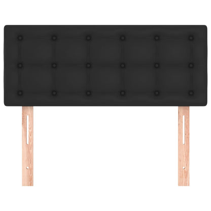 vidaXL Kopfteil Schwarz 90x5x78/88 cm Kunstleder