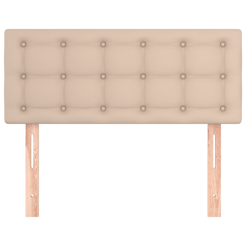 vidaXL Kopfteil Cappuccino-Braun 90x5x78/88 cm Kunstleder