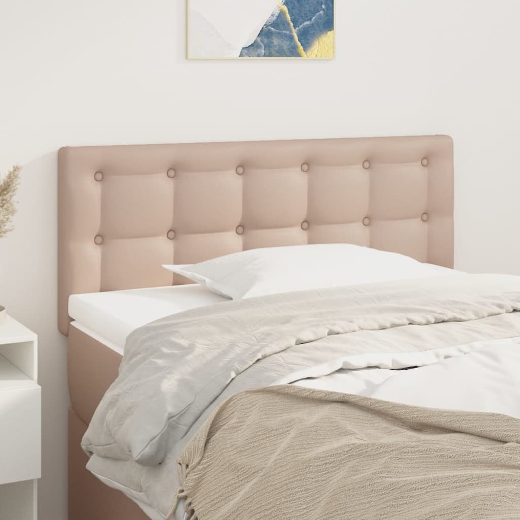 vidaXL Kopfteil Cappuccino-Braun 90x5x78/88 cm Kunstleder