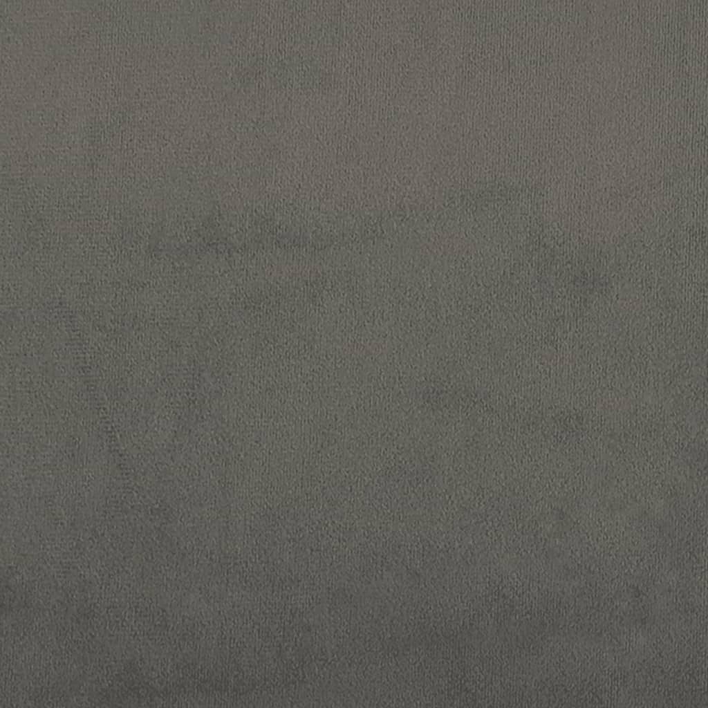 vidaXL Kopfteil Dunkelgrau 90x5x78/88 cm Samt