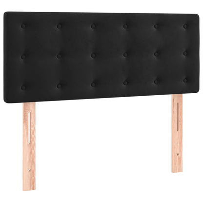 vidaXL Kopfteil Schwarz 90x5x78/88 cm Samt